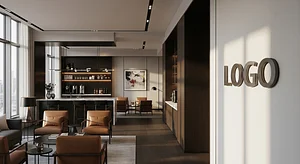 Venture Capital Executive Lounge Corporate Virtual Office Background