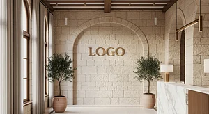 Attorney Mediterranean Lobby Seasonal Virtual Office Background