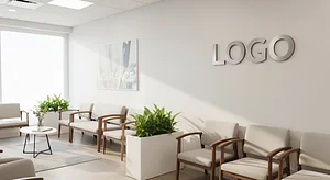 Insurance Inviting Waiting Room Boardroom Virtual Office Background