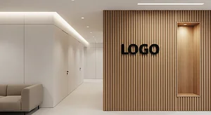 Modern Lobby Elegance Executive Virtual Office Background