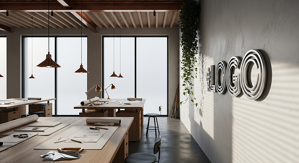 Copperleaf Horizon Workshop Branded Virtual Office Background with Company Logo - Creative