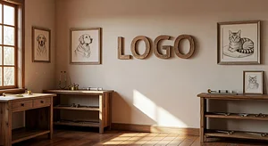 Veterinarian Traditional Studio Elegant Virtual Office Background