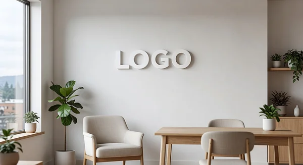 Portland Psychologist Minimalist Lounge Professional Virtual Office Background for Video Calls - Seasonal