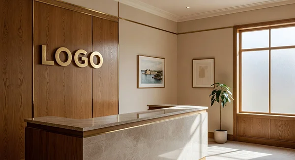 Sydney Doctor Traditional Lobby Professional Virtual Office Background for Video Calls - Executive