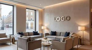 London Advertising Premium Salon Executive Virtual Office Background