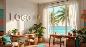 Marketing Agency Tropical Home Office