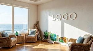 Malibu Media Cozy Foyer Real Estate Virtual Office Background