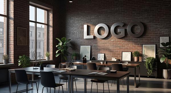 Portland PR Agency Sophisticated Workshop Branded Virtual Office Background with Company Logo - Modern