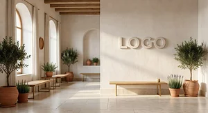 Architect Mediterranean Salon Office Virtual Office Background