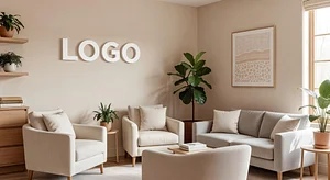 Dermatologist Homey Lounge Real Estate Virtual Office Background