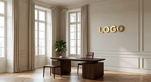 Commercial Real Estate French Provincial Corner Office background preview