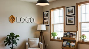 Small Town Realty Office Real Estate Virtual Office Background