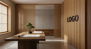 Real Estate Japanese Zen War Room background preview