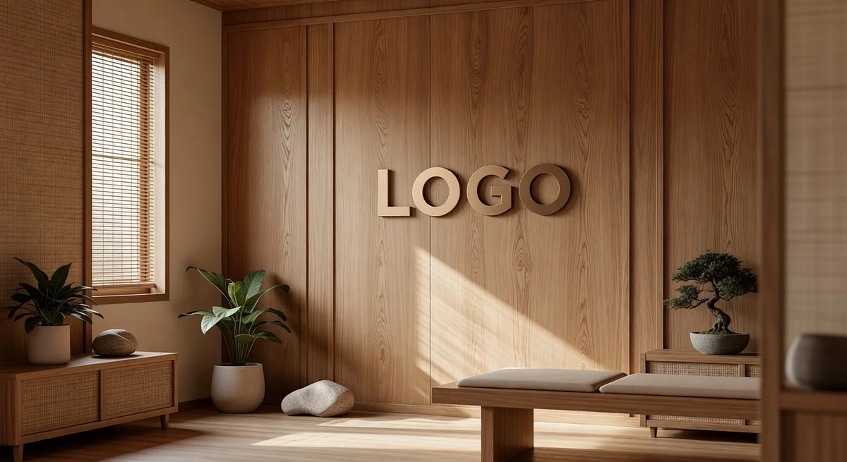 Singapore Therapist Traditional Design Lab Branded Virtual Office Background with Company Logo - Real Estate