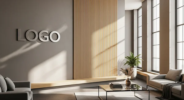 New York Asset Management Minimalist Waiting Room Professional Virtual Office Background for Video Calls - Elegant