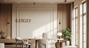 Milan Luxury Real Estate Elegant Office background preview