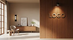 Executive Education Mid-Century Modern Salon Legal Virtual Office Background