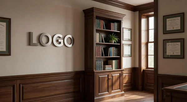 Physician Classic Office Professional Virtual Office Background for Video Calls - Startup