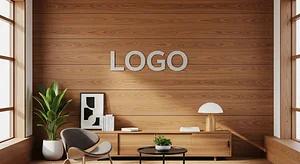 Executive Education Mid-Century Modern Office Executive Virtual Office Background