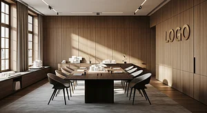 Architecture Firm Opulent Meeting Room background preview