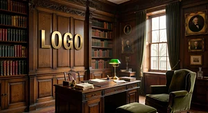 Consultant Victorian Home Office Popular Virtual Office Background
