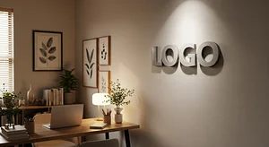 Modern Home Webinar Real Estate Virtual Office Background