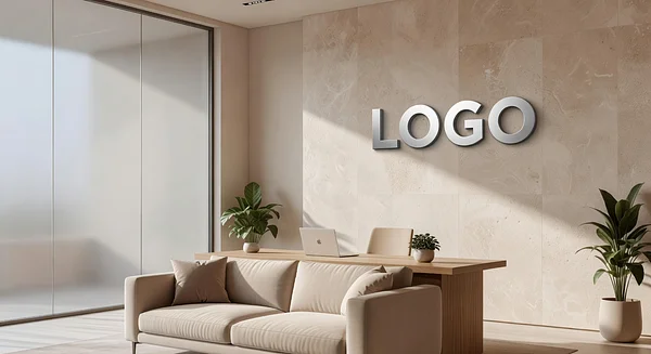 Dubai Insurance Comfortable Studio Professional Virtual Office Background for Video Calls - Elegant