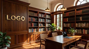 Singapore HR Classic Library Boardroom Virtual Office Background