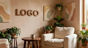 Therapist Earthy Parlor background preview