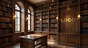 Advertising Traditional Library background preview