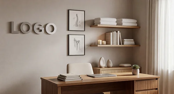 Physical Therapy Comfortable Study - Zoom background for Enterprise Sales Teams