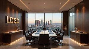 California Private Banking Opulent War Room background preview