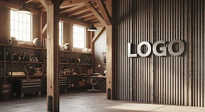 Aviation Hangar Loft background preview