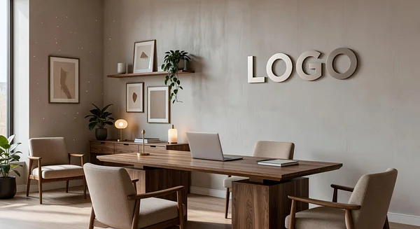 Creative Agency Timeless Office - Zoom background for CEOs & Executives