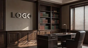 Law Firm Transitional Den Creative Virtual Office Background