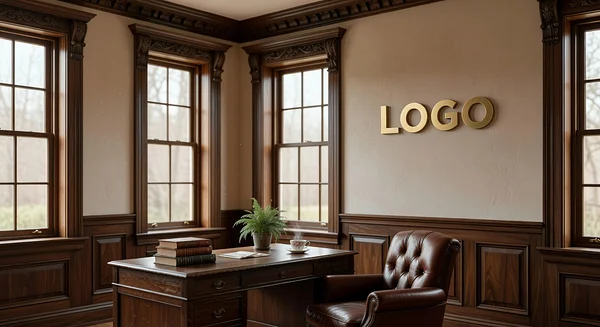 Life Coach Victorian Home Office Professional Virtual Office Background for Video Calls - Fun