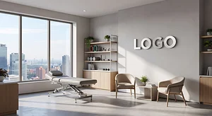 Physical Therapy Ultra-Modern Corner Office background preview