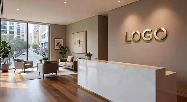 Sydney PR Agency Classic Reception Professional Virtual Office Background for Video Calls - Real Estate