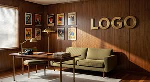 Advertising Mid-Century Modern Den