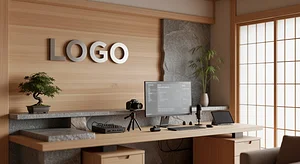 Media Japanese Zen Workspace background preview