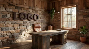 Property Management Rustic Private Office background preview