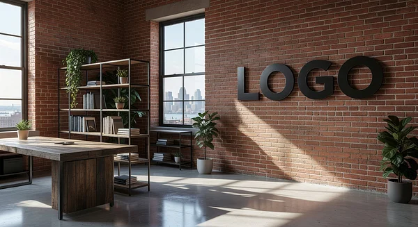 Boston Real Estate Developer Urban Studio Professional Virtual Office Background for Video Calls - Creative