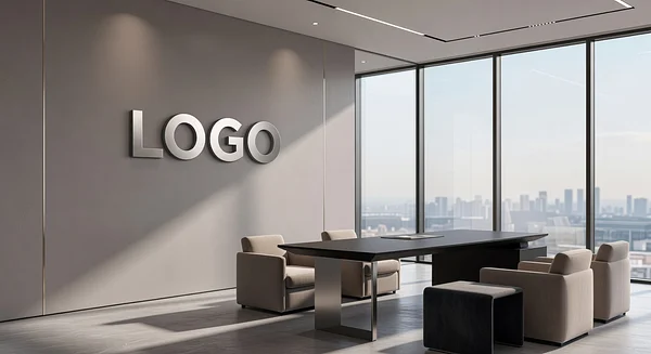 Attorney Ultra-Modern Suite Professional Virtual Office Background for Video Calls - Real Estate