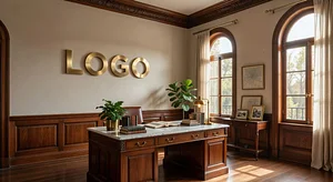 Los Angeles Real Estate Victorian Home Office background preview