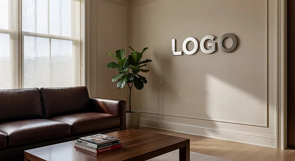 Business Coach Classic Waiting Room Professional Virtual Office Background for Video Calls - Real Estate