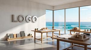 Architect Coastal Studio Executive Virtual Office Background