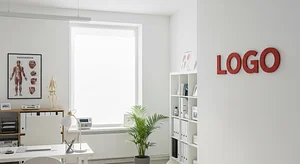 Modern Medical Office Healthcare Virtual Office Background