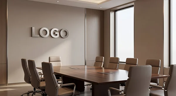 Mortgage Timeless Conference Room Professional Virtual Office Background for Video Calls - Startup