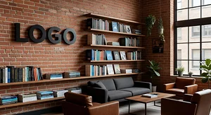 PR Agency Urban Library Executive Virtual Office Background