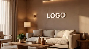 Interior Design Warm Suite Executive Virtual Office Background